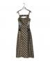 中古・古着 ANDMARY (アンドマリー) Nadia check long dress ベージュ サイズ:FREE：7000円