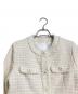 Her lip to (ハーリップトゥ) Grace Tweed Jacket ノーカラージャケット ホワイト サイズ:S：12000円