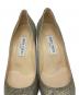中古・古着 JIMMY CHOO (ジミーチュウ) ラメグリッターパンプス ブロンズ サイズ:37：8000円