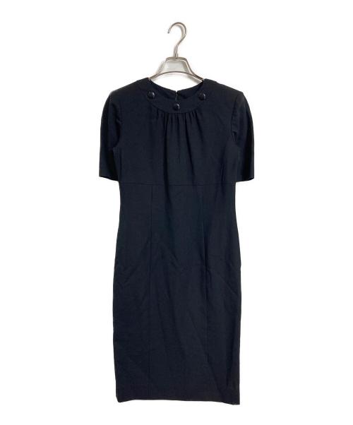 Old Christian Dior（オールドクリスタンディオール）Old Christian Dior (オールドクリスタンディオール) シングルボタンジャケットワンピースセットアップ　ロングワンピース　ジャケット　 ブラック サイズ:9の古着・服飾アイテム