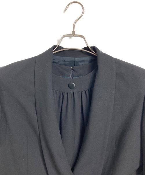 Old Christian Dior（オールドクリスタンディオール）Old Christian Dior (オールドクリスタンディオール) シングルボタンジャケットワンピースセットアップ　ロングワンピース　ジャケット　 ブラック サイズ:9の古着・服飾アイテム