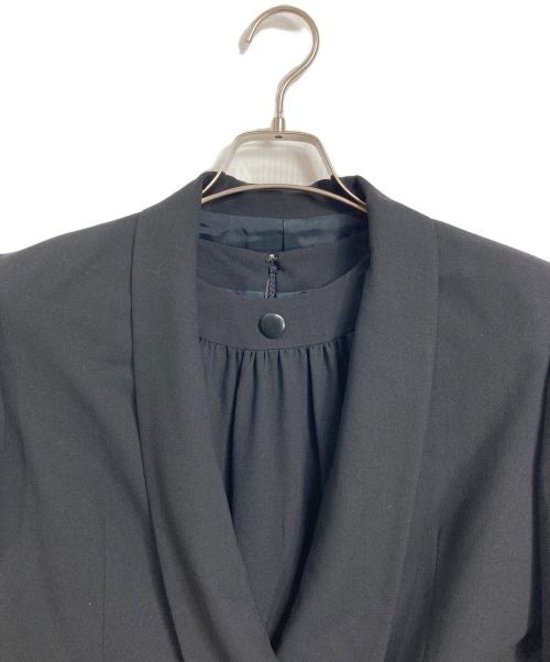 Old Christian Dior（オールドクリスタンディオール）Old Christian Dior (オールドクリスタンディオール) シングルボタンジャケットワンピースセットアップ　ロングワンピース　ジャケット　 ブラック サイズ:9の古着・服飾アイテム