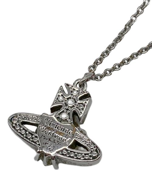 Vivienne Westwood（ヴィヴィアンウエストウッド）Vivienne Westwood (ヴィヴィアンウエストウッド) ハートオーブネックレス シルバー サイズ:実寸参照の古着・服飾アイテム