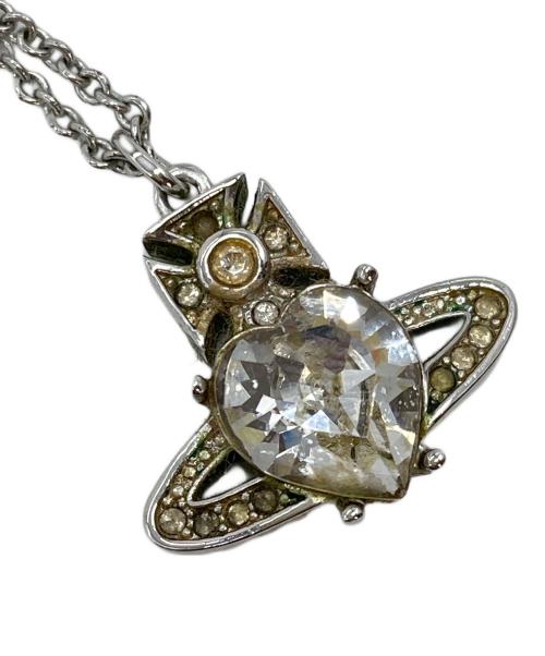 Vivienne Westwood（ヴィヴィアンウエストウッド）Vivienne Westwood (ヴィヴィアンウエストウッド) ハートオーブネックレス シルバー サイズ:実寸参照の古着・服飾アイテム