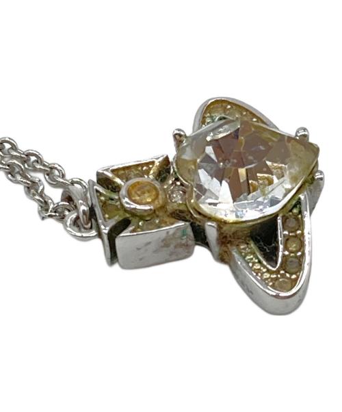 Vivienne Westwood（ヴィヴィアンウエストウッド）Vivienne Westwood (ヴィヴィアンウエストウッド) ハートオーブネックレス シルバー サイズ:実寸参照の古着・服飾アイテム