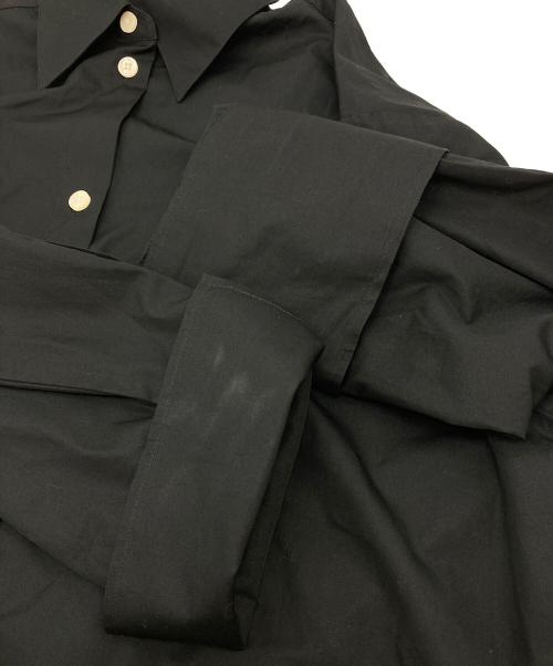 ROHE（ロヘ）rohe (ロヘ) Open back shirt  ブラック サイズ:36の古着・服飾アイテム