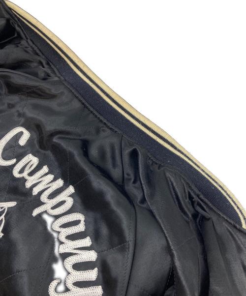 TED COMPANY（テッドカンパニー）TED COMPANY (テッドカンパニー) LUCKY DEVILS リバーシブルスカジャン　アウター ブルー サイズ:40の古着・服飾アイテム