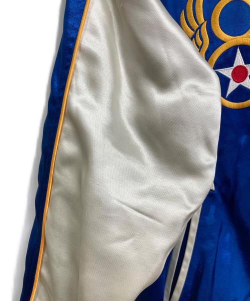 TED COMPANY（テッドカンパニー）TED COMPANY (テッドカンパニー) LUCKY DEVILS リバーシブルスカジャン　アウター ブルー サイズ:40の古着・服飾アイテム