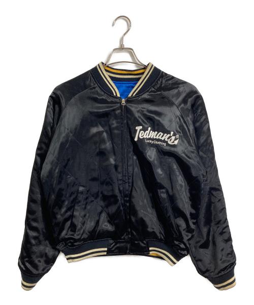 TED COMPANY（テッドカンパニー）TED COMPANY (テッドカンパニー) LUCKY DEVILS リバーシブルスカジャン　アウター ブルー サイズ:40の古着・服飾アイテム