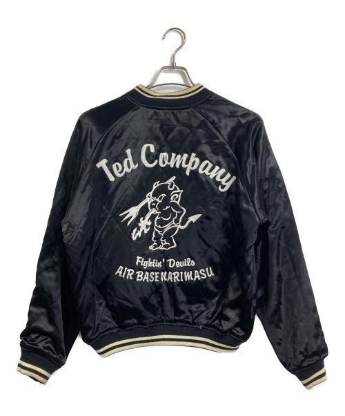 TED COMPANY（テッドカンパニー）TED COMPANY (テッドカンパニー) LUCKY DEVILS リバーシブルスカジャン　アウター ブルー サイズ:40の古着・服飾アイテム