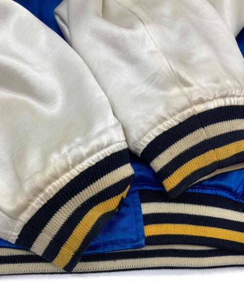 TED COMPANY（テッドカンパニー）TED COMPANY (テッドカンパニー) LUCKY DEVILS リバーシブルスカジャン　アウター ブルー サイズ:40の古着・服飾アイテム