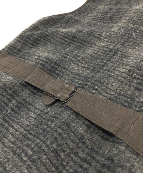 RRL（ダブルアールエル）RRL (ダブルアールエル) ALAN VEST ウール混ベスト グレー サイズ:XSの古着・服飾アイテム