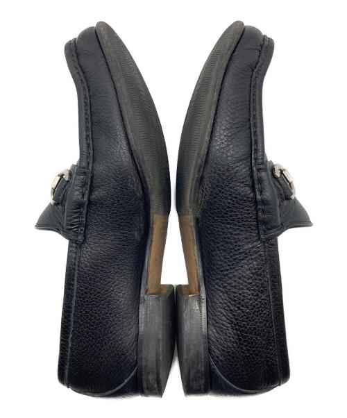 GUCCI（グッチ）GUCCI (グッチ) ホースビットローファー　イタリア製 ブラック サイズ:5の古着・服飾アイテム