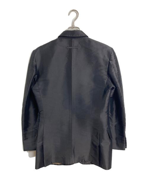 Jean Paul Gaultier homme（ジャンポールゴルチェオム）Jean Paul GAULTIER HOMME (ジャンポールゴルチェオム) タキシード3Bテーラードジャケット アウター　ライトアウター　セレモニー　日本製 ブラック サイズ:48の古着・服飾アイテム