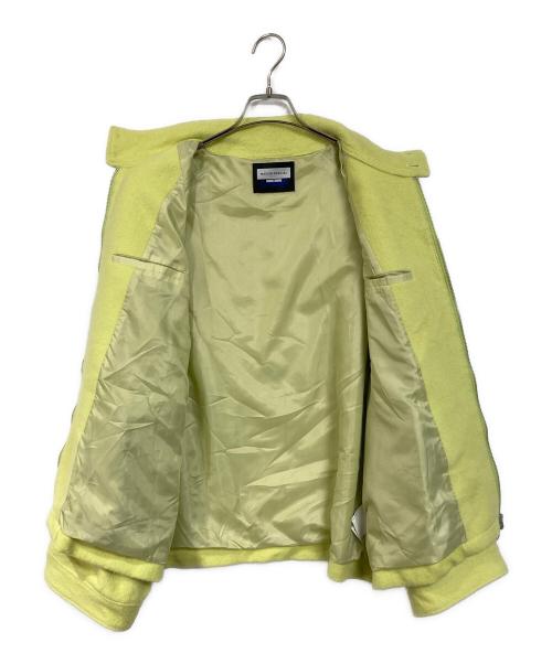 MAISON SPECIAL（メゾンスペシャル）MAISON SPECIAL (メゾンスペシャル) ウールアンゴラジャケット　日本製　ダブルジップ　アウター イエロー サイズ:2の古着・服飾アイテム