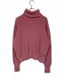 MAISON KITSUNE (メゾンキツネ) ハーフジップニット ピンク サイズ:S/S：8000円