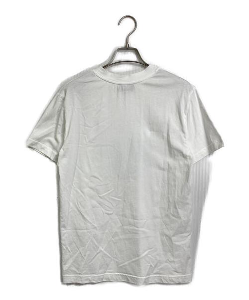 A.P.C.（アーペーセー）A.P.C. (アーペーセー) ロゴプリントTシャツ　コットンTシャツ ホワイト×ブラック サイズ:XSの古着・服飾アイテム