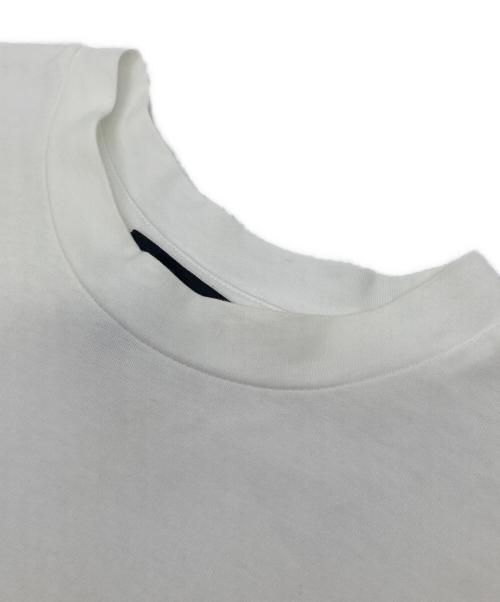 A.P.C.（アーペーセー）A.P.C. (アーペーセー) ロゴプリントTシャツ　コットンTシャツ ホワイト×ブラック サイズ:XSの古着・服飾アイテム