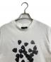 A.P.C. (アーペーセー) ロゴプリントTシャツ　コットンTシャツ ホワイト×ブラック サイズ:XS：5000円