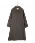 tageechita（タジチタ）の古着「Oversized Raglan Sleeve Long Coat with Belt」｜ブラウン
