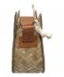 MAISON KITSUNE (メゾンキツネ) Kitsune Fox Head Straw Bag かごバッグ　ショルダーバッグ ベージュ サイズ:実寸参照：12000円
