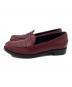 TOD'S (トッズ) ローファー　フラットシューズ　セレモニー レッド サイズ:34 1/2：10000円