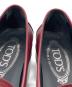 中古・古着 TOD'S (トッズ) ローファー　フラットシューズ　セレモニー レッド サイズ:34 1/2：10000円
