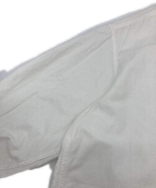 DANTON（ダントン）DANTON (ダントン) オックスフォード バンドカラーシャツ　コットンシャツ ホワイト サイズ:40の古着・服飾アイテム
