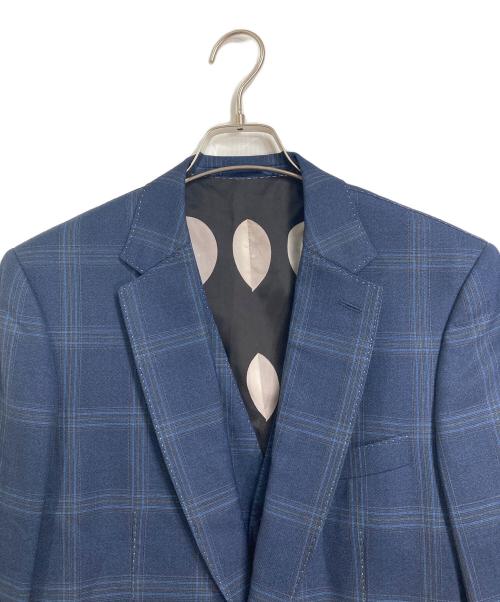 PAUL SMITH（ポールスミス）Paul Smith (ポールスミス) CANONICO社製 SUPER120’S 3ピーススーツ ネイビー サイズ:Lの古着・服飾アイテム