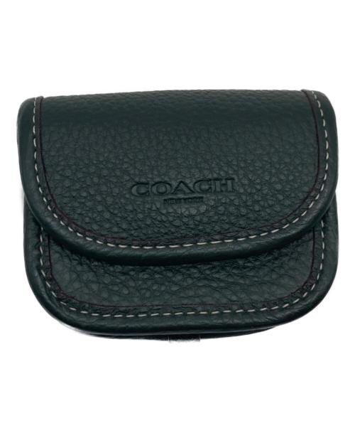 COACH（コーチ）COACH (コーチ) PEANUTS (ピーナッツ) ショルダーバッグ　スヌーピー　レザーバッグ　ポーチ付き グリーン サイズ:実寸参照の古着・服飾アイテム