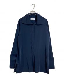 RIM.ARK（リムアーク）の古着「High collar w-cuff SH」｜ネイビー