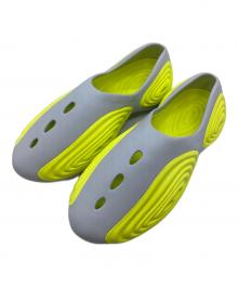 crocs（クロックス）の古着「Ripple Steel/Acidity リップルスチールアシディティ サンダル　スポーツ　アウトドア」｜グレー×イエロー