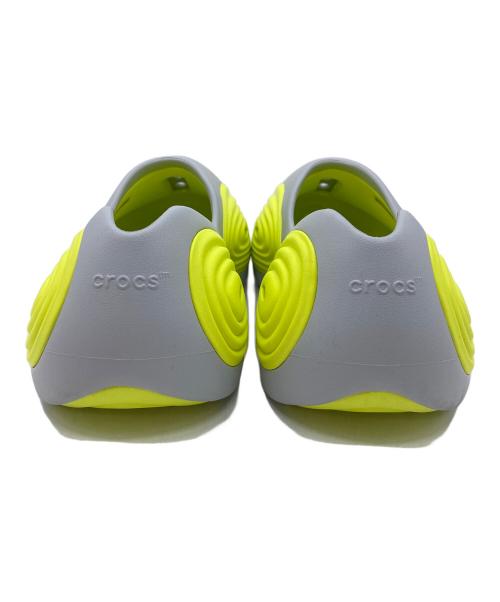 crocs（クロックス）crocs (クロックス) Ripple Steel/Acidity リップルスチールアシディティ サンダル　スポーツ　アウトドア グレー×イエロー サイズ:9の古着・服飾アイテム