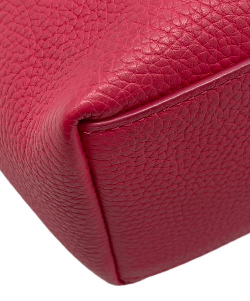 MAISON de SABRE（メゾン ド サブレ）maison de sabre (メゾン ド サブレ) スモールソフトトート レザー 2WAY ショルダーバッグ　ハンドバッグ　セレモニー ピンク サイズ:実寸参照の古着・服飾アイテム