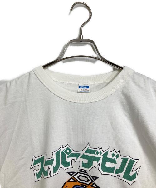 SAPEur（サプール）SAPEur (サプール) ビックリマン スーパーデビル Tシャツ　半袖カットソー　Tee ホワイト サイズ:XXL 未使用品の古着・服飾アイテム