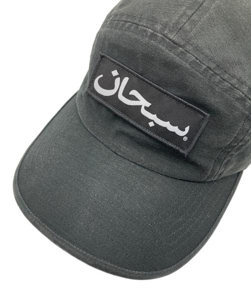 SUPREME（シュプリーム）Supreme (シュプリーム) Arabic Logo Camp Cap  アラビックロゴキャンプキャップ  帽子 ブラック サイズ:ONE SIZE（58cm）の古着・服飾アイテム