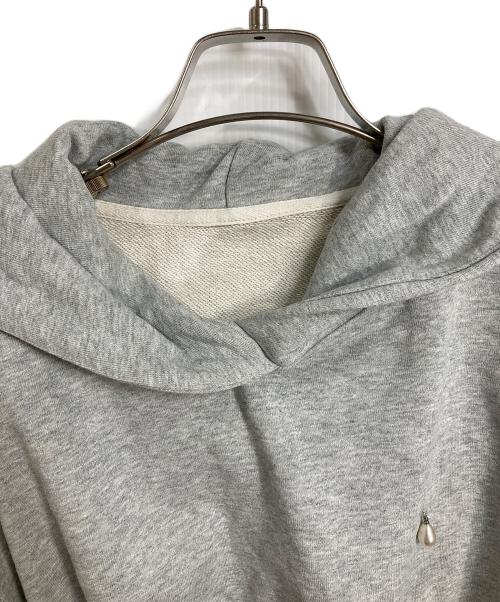 JOSE MOON（ジョゼムーン）jose moon (ジョゼムーン) SLIT SHORT HOODIE パーカー グレー サイズ:実寸参照の古着・服飾アイテム