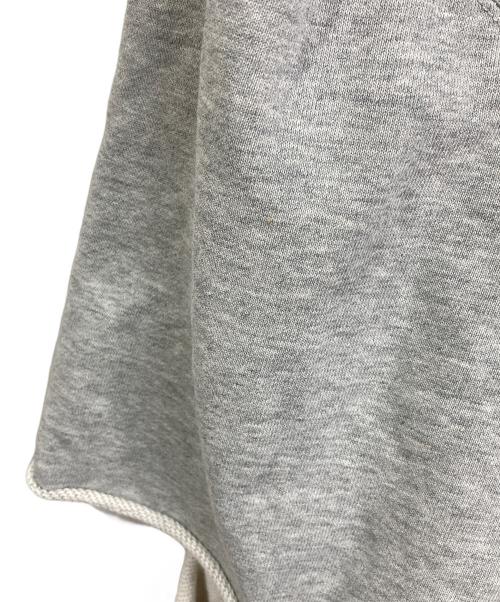 JOSE MOON（ジョゼムーン）jose moon (ジョゼムーン) SLIT SHORT HOODIE パーカー グレー サイズ:実寸参照の古着・服飾アイテム