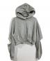 jose moon（ジョゼムーン）の古着「SLIT SHORT HOODIE パーカー」｜グレー