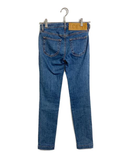 LOEWE（ロエベ）LOEWE (ロエベ) スキニーパンツデニムパンツ　5ポケット ブルー サイズ:34の古着・服飾アイテム