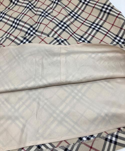 BURBERRY LONDON（バーバリーロンドン）BURBERRY LONDON (バーバリーロンドン) ツイスト 切替 ノバチェックノースリーブワンピース ベージュ サイズ:38の古着・服飾アイテム