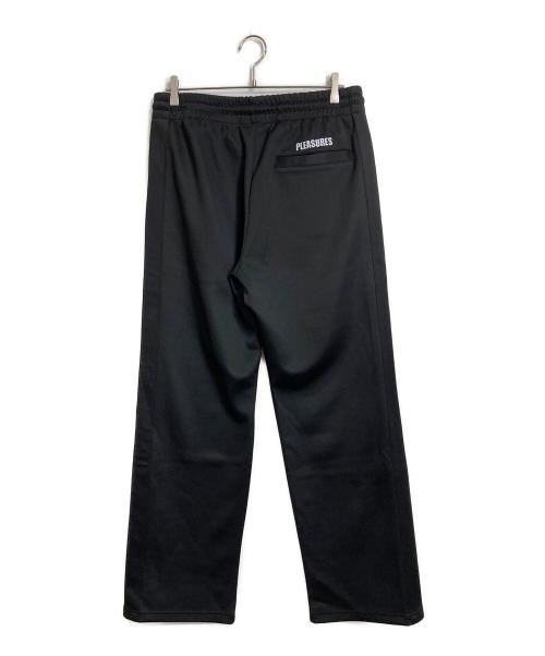 PLEASURES（プレジャーズ）PLEASURES (プレジャーズ) oasis (オアシス) FOREVER TRACK PANTS BLACK ブラック サイズ:Lの古着・服飾アイテム