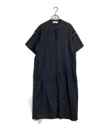 normment（ノーメント）の古着「レース切替ワンピース」｜ブラック