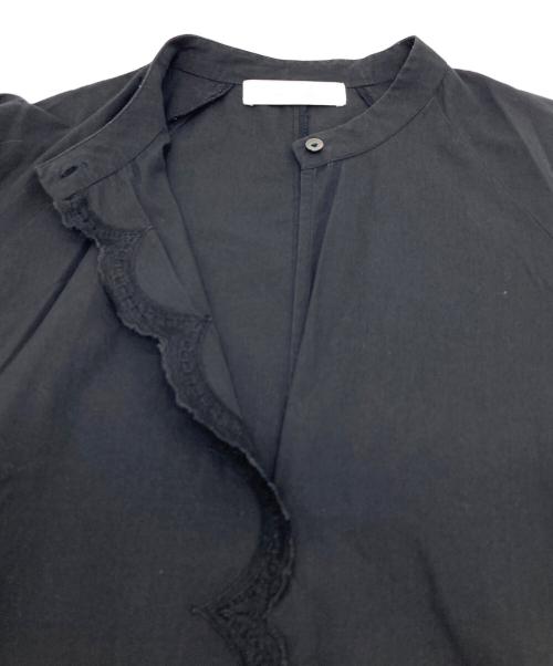 normment（ノーメント）normment (ノーメント) レース切替ワンピース ブラック サイズ:実寸参照の古着・服飾アイテム