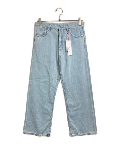 BEARDSLEY（ビアズリー）BEARDSLEY (ビアズリー) ドロストストレートデニム ブルー 未使用品の古着・服飾アイテム