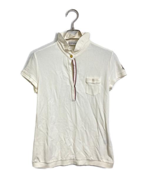 MONCLER（モンクレール）MONCLER (モンクレール) ポロシャツ アイボリー サイズ:XSの古着・服飾アイテム