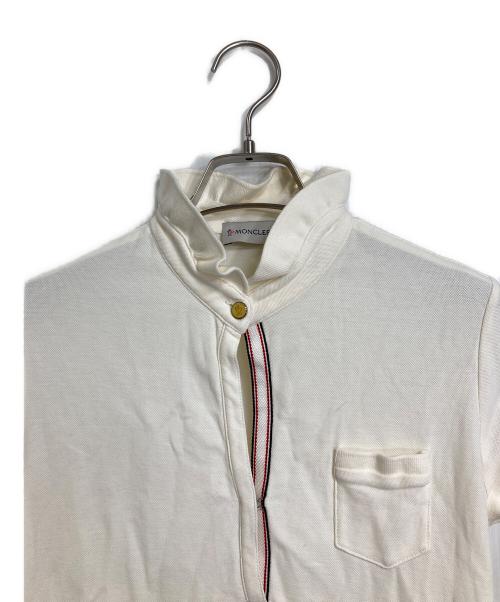 MONCLER（モンクレール）MONCLER (モンクレール) ポロシャツ アイボリー サイズ:XSの古着・服飾アイテム