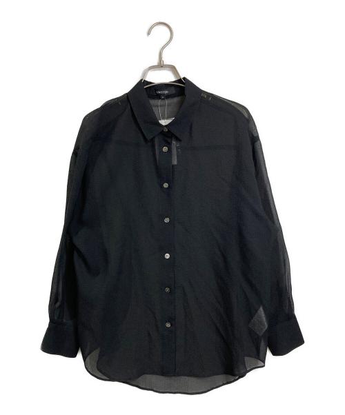 UNTITLED（アンタイトル）UNTITLED (アンタイトル) クラリティーポココ　長袖シャツ ブラック サイズ:XS 未使用品の古着・服飾アイテム