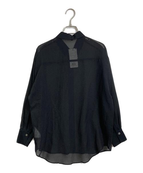 UNTITLED（アンタイトル）UNTITLED (アンタイトル) クラリティーポココ　長袖シャツ ブラック サイズ:XS 未使用品の古着・服飾アイテム