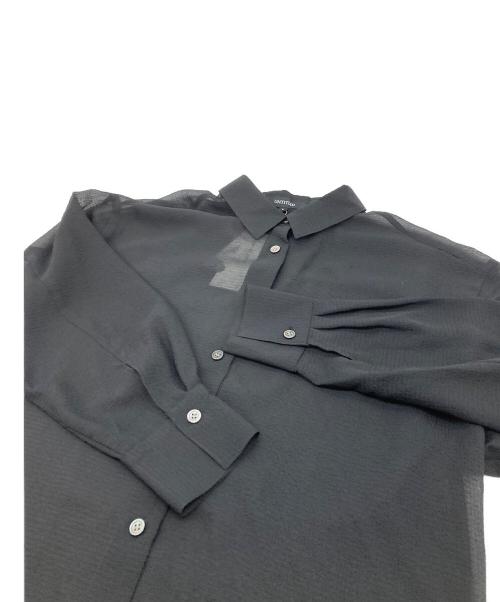 UNTITLED（アンタイトル）UNTITLED (アンタイトル) クラリティーポココ　長袖シャツ ブラック サイズ:XS 未使用品の古着・服飾アイテム